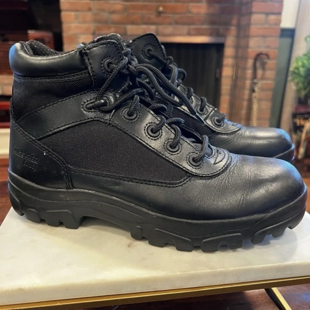 DieHard Black Leather Boots Men's‎ Size 8D Shoes Work Boots Work Wear Grunge